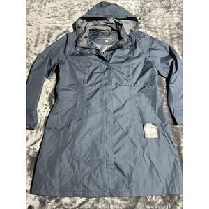 Eddie Bauer Girl On The Go Insulated Trench Coat Large NWT Waterproof T2XL